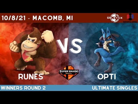 Super Smash Fridays #4: Runes (Donkey Kong) vs Opti (Lucario) - Winners Round 2
