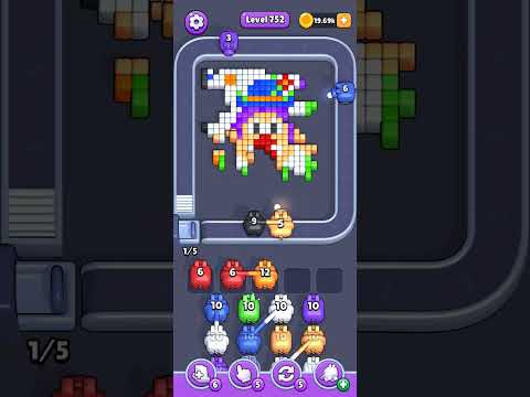 Pixel Flow Level 752 Walkthrough