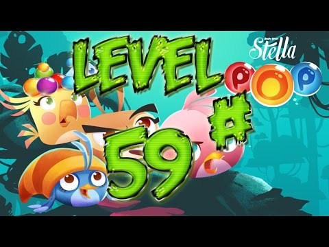 Let's Play Angry Birds Pop - Level 59 Walkthrough