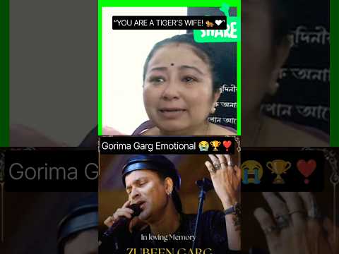 “You’re a Tiger’s Wife—Live Like a Tiger” 🐅❤️ Garima on Zubeen Cover