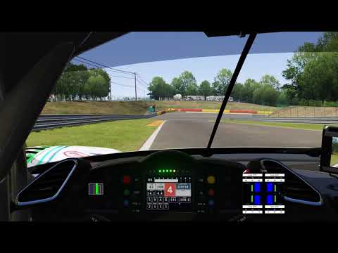 Gt3 At Spa Eau Rouge Is Flat Out In The Worst Of Conditions