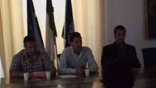 Formia - STEFANO ZANGRILLO - CONFERENZA STAMPA ESTATE GIOVANI 2009