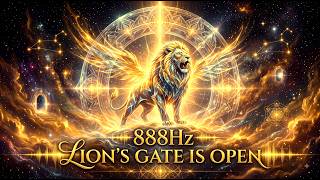 Portal del León 888 Hz ✨ Desbloquea Milagros, Abundancia y Bendiciones Divinas