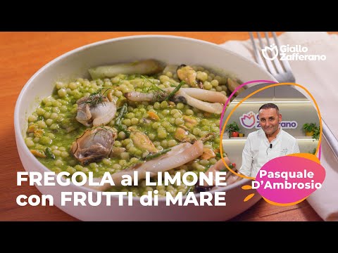 💚 FREGOLA al LIMONE con SALICORNIA e FRUTTI di MARE - RICETTA dello CHEF PASQUALE D'AMBROSIO😍