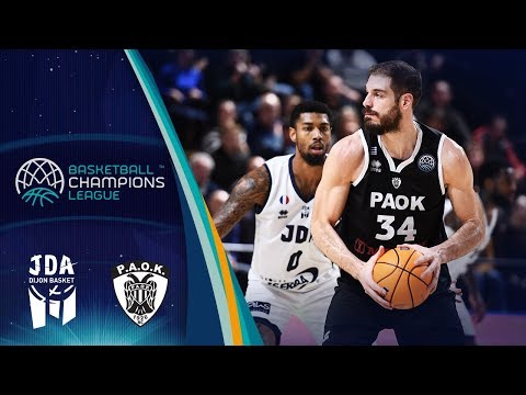 JDA Dijon v PAOK - Full Game - Basketball Champions League 2019-20