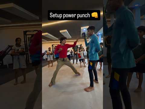 how to setup power punch 👊 //mma// #punch #boxing #new #selfdefence