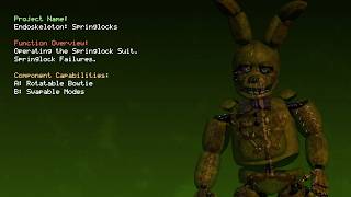 How Springlock Suit works explained (FNAF Animatronic Animation)