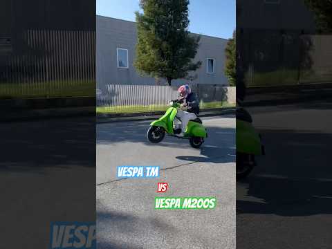 Vespa TM vs Vespa M200s #vespa #m200 #tm #quattrini