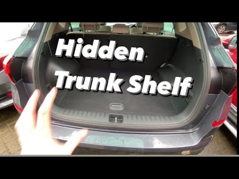 How to store Hyundai Tucson or Kia Sportage Parcel / Trunk Shelf #howto #kiasportage #hyundaitucson