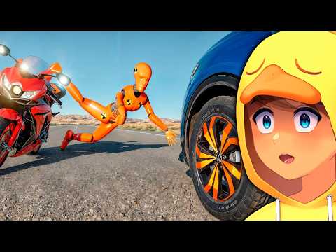 UNLUCKIEST CAR ACCIDENTS! (Saito Reacts to BeamNG Drive)