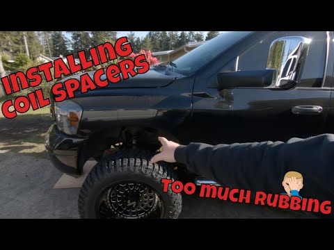 coil spacer install on a 2008 Ram 3500
