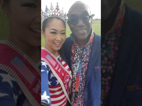 Ann P with Thomas McClary from The Commodores