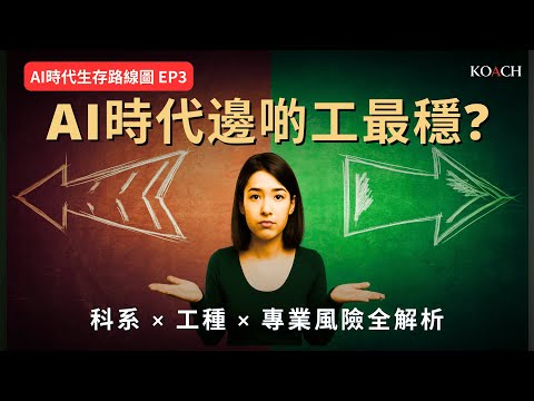 AI時代的生存地圖：四大風險層級與你未來的路 | Koach 教育無限 | 繁/簡中/英cc