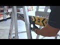 MUNK Plattformleiter FlexxStep 6 Sprossen mit Teleskopaufsatz Video