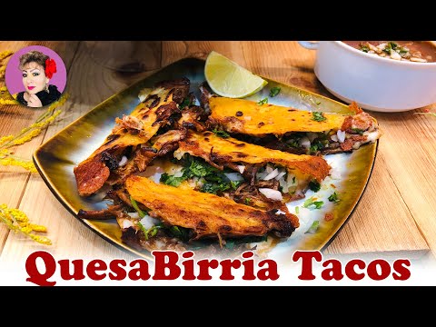 Quesabirria tacos con consome / Receta facil