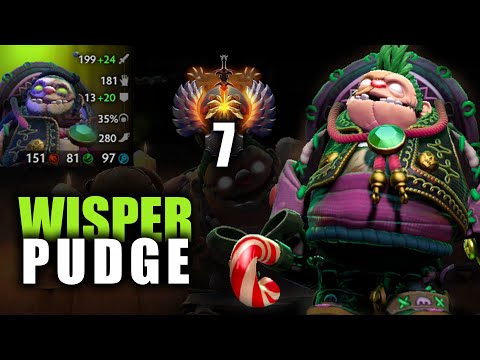 Wisper's INSANE Pudge Carry Gameplay! | Pro Dota 2 Carry Pudge Highlights - Unstoppable Pudge Build!