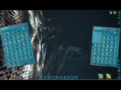 Ark Official Small tribes: Stealing over 900 Cryo'd dinos from a hidden underwater tek base!