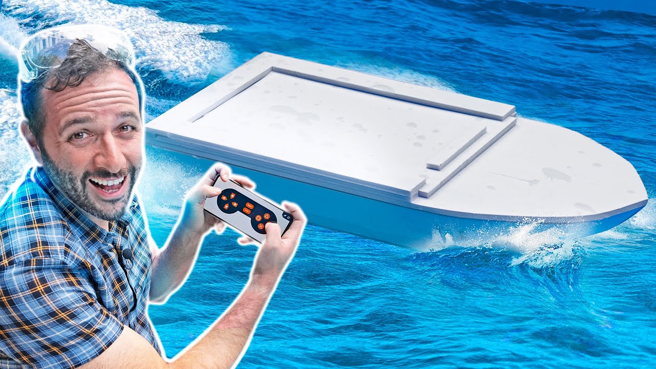 How to make BOAT CONTROLLED by CELL PHONE