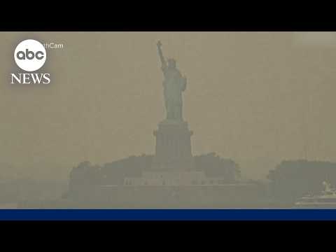 Dangerous wildfire smoke blankets 19 states, triggers air ...
