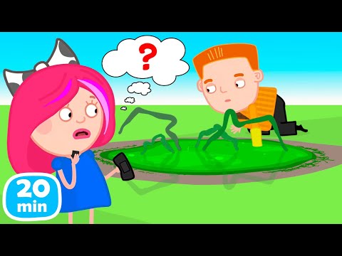 Lehrreicher Zeichentrickfilm für Kinder - Smarta und ihre magische Tasche Kompilation.