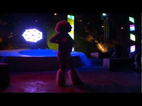Pink Lady Gaga dancing on stage at La Dolce Vita Desert Party, Sharm el-Sheikh, Egypt