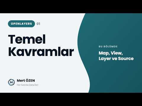 OpenLayers: Temel Kavramlar