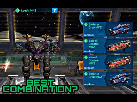 War robots - CRYO/CORONA LEECH MK2 GAMEPLAY- deadly hybrid build