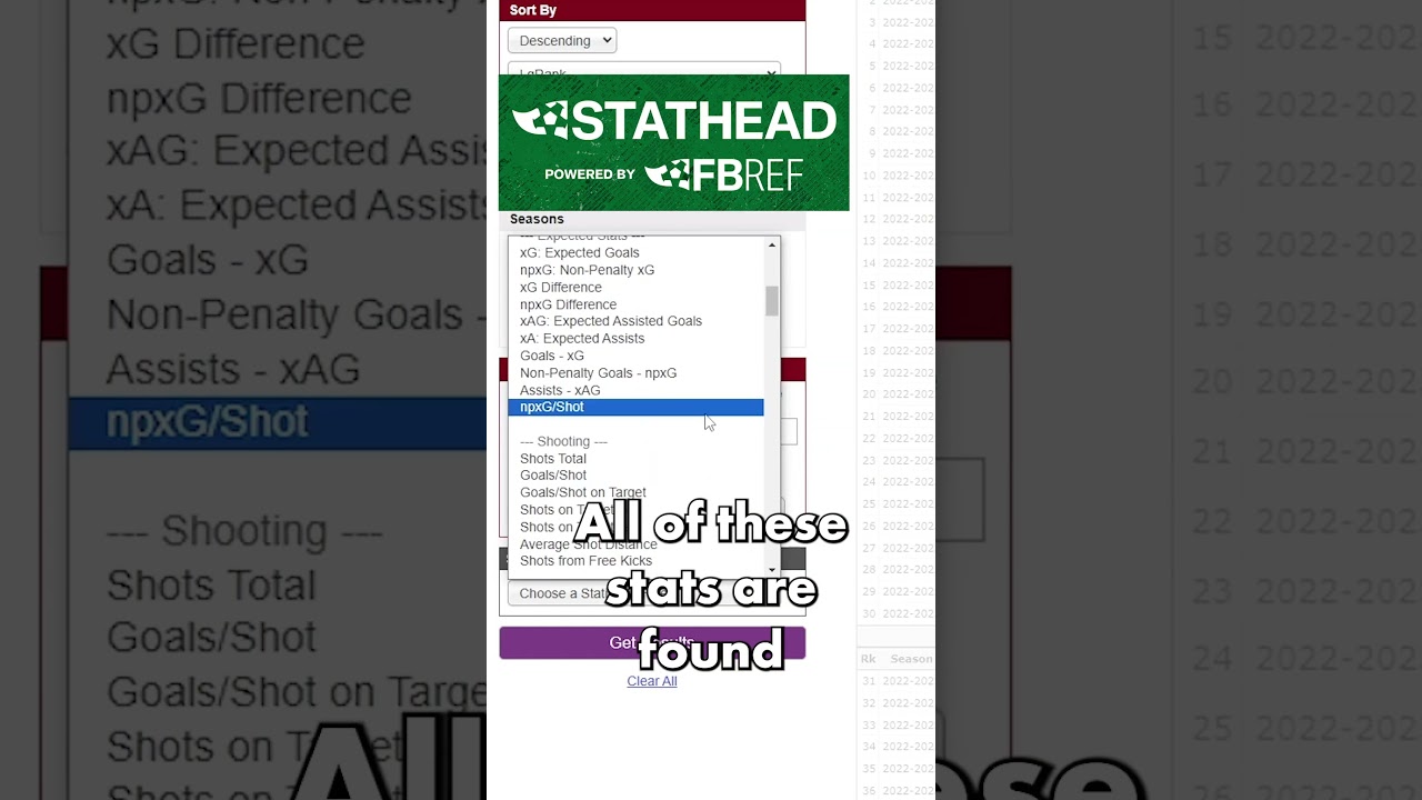 The BEST New Football Stats Tool - Stathead