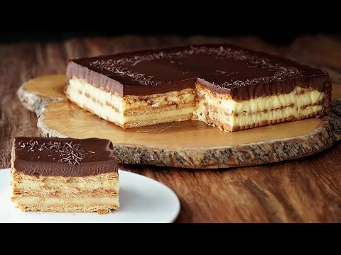 Tarta de galletas y chocolate ¡La famosa tarta de la abuela!
