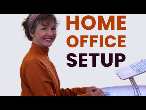 Home Office Set Up [Eliminates Back Pain]