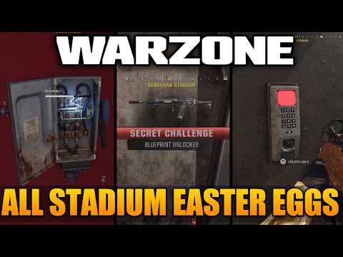 How To Do ALL Stadium Easter Eggs  (Call of Duty Warzone)