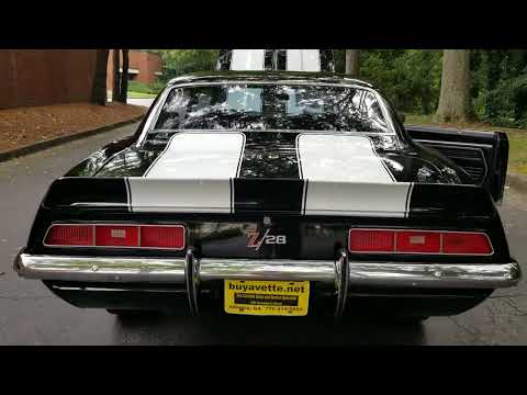 1969 Tuxedo Black Camaro @americancarstories