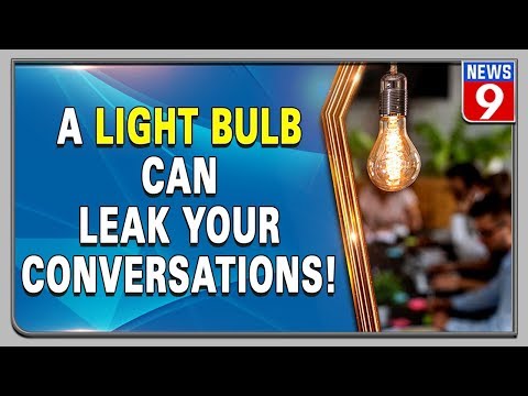 Researchers eavesdrop using light bulb