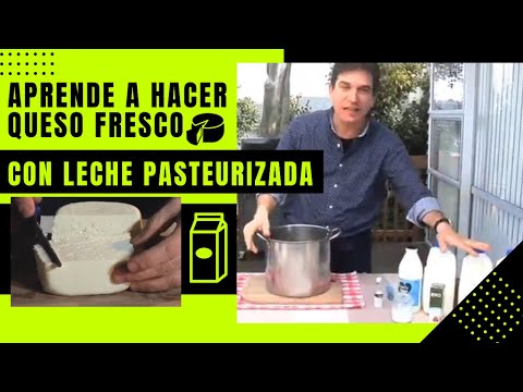 Descubre como hacer Queso Fresco Artesanal en Casa usando leche Pasteurizada del Supermecado