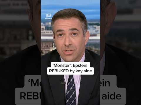 'Monster': Epstein REBUKED by key aide
