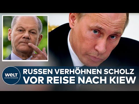 UKRAINE-KRIEG: So verhöhnen die Russen Kanzler Olaf Scholz vor seiner geplanten Kiew-Reise