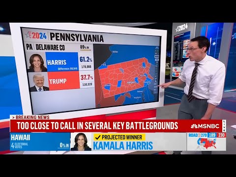 MSNBC Election Night 2024 Full Coverage (No Commercials)