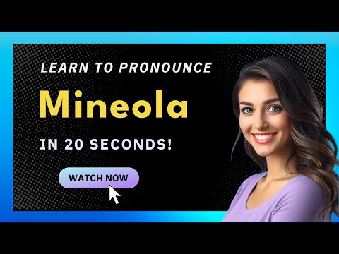 How to pronounce Mineola