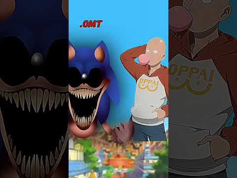 Sonic Vs Saitama | #4k #anime #onepunchman #exe #sonic #hacker #despacito