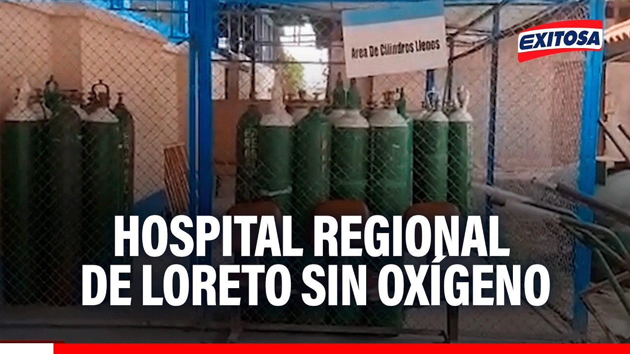 🔴🔵Hospital Regional de Loreto sufre cortes de energía y deja inoperativa su planta de oxígeno