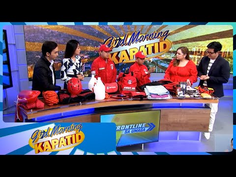 Mga dapat na laman ng ‘go’ bag para maging handa sa sakuna I Güd Morning Kapatid