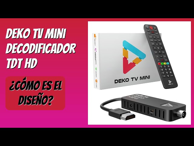 Vídeo relacionado con 2026 Mini Decodificador TDT HD DVB-T2 Receptor Digital Terrestre Full HD
