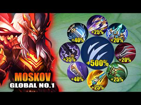 TOP GLOBAL MOSKOV FULL ATTACK SPEED BUILD IS SO BROKEN!! ATK SPEED HACK 2026!!! - MLBB