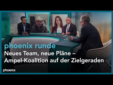 phoenix runde: Neues Team, neue Pläne - Ampel-Koalition auf der Zielgeraden vom 23.11.21