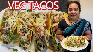 Veg Tacos Cooking Recipe || Maxican Food at your home || How to make maxican veg tacos ||