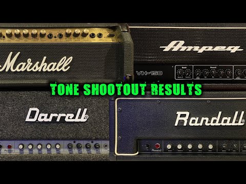 Tone Shootout Results - Heavy Metal Solid State Guitar Amps