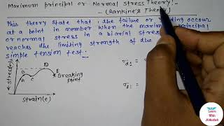 Maximum principal stress theory | Being Learning