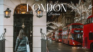 【London VLOG🇬🇧】ずっと憧れていたクリスマスのイギリスへ｜ロンドン街歩きとアフタヌーンティー｜EP.1