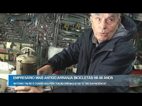 EMPRESÁRIO MAIS ANTIGO ARRANJA BICICLETAS HÁ 66 ANOS