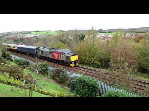 37510 and 37407 at Hemerdon - 27th November 2024 0